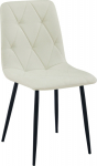 Leobert Krzesło LIBRA - beige material / black legs x 1