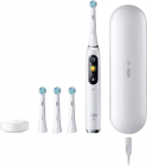 Oral-B iO Series9, adult, Vibrating toothbrush, Daily care, Zahnfleischpflege, Intensive, Sensitive, Super sensitive, Tongue care, Whitening, Wei&szlig;, 2 min, Wei&szlig;