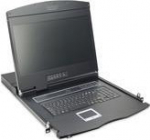 DIGITUS 19" LCD KVM-Console, 16-Port CAT 5, US-Tastatur