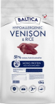 BALTICA Nutraceutic Hypoallergenic Small breeds Venison with rice - dry dog food - 12kg