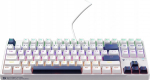Keyboard Machenike Gaming Keyboard K500B-B87 wired mechanical illuminated Red Switch - White