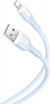 Kabel USB XO USB-A - Lightning 1 m Niebieski (GSM117359)