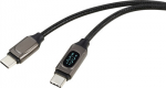 Renkforce USB-Kabel USB 2.0 USB-C Plug Plug Silver metallic - Kabel - Digital/Data