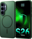 3MK Samsung Galaxy S26 - 3mk Smoke MagCase Green