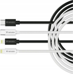 Verbatim Sync & Charge USB-C to Lightning 27W 100cm - 2 Pack