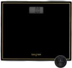 Salter 9207 BGHCFEU12 Compact Electronic Bathroom Scale, Black
