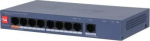 Dahua Europe Switch|DAHUA|CS4009-8ET1GT-60|Switch type Managed|Switch layer L2|9xRJ-45 ports|RJ-45 Ports Type Gigabit Ethernet (10/100/1000)|8xFast Ethernet (copper) ports quantity|1xGigabit Ethernet (copper) ports quantity|Power over Ethernet (PoE)  ...