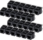 StarTech.com CAT6 KEYSTONE JACK 24-PACK, 24-PACK180-DEGREE 110 PUNCH DOWN