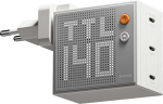 SHARGE Pixel 140 GaN Charger, 140W, 3x USB-C, Dot Matrix Display - white