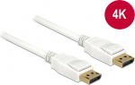 DELOCK Displayport Kabel DP -> DP St/St 1.00m wei&szlig; 4K