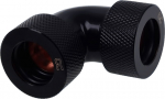 Alphacool HT Adapter 90 Grad 16mm AD auf 16mm AD Hardtube - milled, schwarz