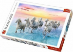 Trefl Puzzle 500 White horses at a gallop (268980)