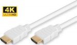 MicroConnect HDMI High Speed cable, 10m, White High Speed HDMI with