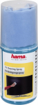 Puhastusvedelik ja mikrofiiberlapp Hama, puhastuskomplekt TFT/LCD- ja plasmaekraanidele, 200ml, lapp 20x20cm