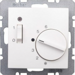 Hager Temperature controller with a connector 250V 10A 5C IP20 snow-white 20308989