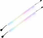 SilverStone LS04, ARGB LED-Streifen, 2er-Pack - wei&szlig;