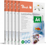 Peach Laminierfolien A4 216x303mm 80mic 5x100 Folien