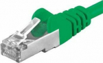 PremiumCord PREMIUMCORD Patch kabel CAT6a S-FTP, RJ45-RJ45, AWG 26/7 2m zielony