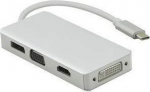 Helos Videoadapter - 24 pin USB-C male to HD-15 (VGA)