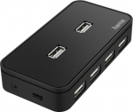 Hama Entry Line - Hub - 7 x USB 2.0 - Desktop