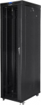 Lanberg | Rack cabinet 19" free-standing 47U/800x1000 (flat pack) with glass door, LCD | FF01-8047-12BL | Black