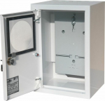 Alfako Surface-mounted meter switchgear 1x1F locking the window RAL 9003A-RZ18