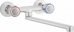 Deante Neo Teno wall-mounted kitchen mixer - chrome (BON 080D)