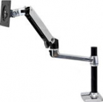 ERGOTRON LX DESK MOUNT LCD ARM TALL POLE, 32IN 2.3-11.3KG LIFT33 MIS-D 10Y