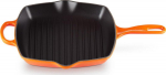 Le Creuset Grill Pan Cast Iron Square Oven Red 26 cm
