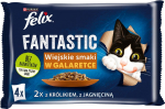 PUI Felix Fantastic rabbit, lamb - wet food for cats 340 g (4x 85 g)