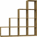 Topeshop HORIZONTAL STAIRCASE CHAMBER RACK STEP RS-40 DĄB ARTISAN