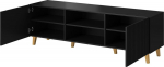 Cama MEBLE Cama RTV cabinet PAFOS 150x42x52 Black matt