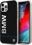 BMW BMHCP12MPCUBBK iPhone 12 / 12 Pro 6.1" black hardcase Signature Printed Logo