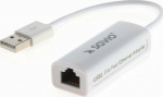SAVIO Adapter USB LAN 2.0 - Fast Ethernet (RJ45), blister, CL-24
