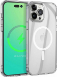 eSTUFF BERLIN iPhone 14 Pro Max, Clear Magnetic Cover