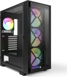 Montech AIR 1000 Premium, Midi Tower, Tempered Glass, - schwarz