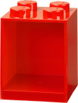 LEGO Building block shelf BRICK SHELF 4 Breite 159 mm rot Bookshelf with 4 studs made of