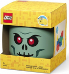 Room Copenhagen LEGO Storage Head skeleton black/rot gross