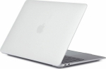 eSTUFF MacBook Air 13" M5/M4/M3/M2, Clear Frosted Hard Case