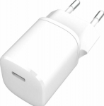 eSTUFF INFINITE (GRS) USB-C Charger, EU PD 20W. 1 x USB-C. White