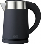 Adler | Kettle | AD 1372 | Electric | 800 W | 0.6 L | Plastic/Stainless steel | 360&deg; rotational base | Black