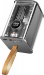 LogiLink Powerbank - with Display - 20000 mAh - 20 Watt - 3 A - PD 3.0, QC 3.0 - 2 Ausgabeanschlussstellen (USB-C (PD)