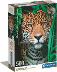 Clementoni CLE puzzle 500 Compact Jaguar w the jungle 35541