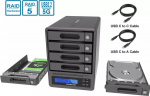 Geh. Raidon 4x2.5"/3.5" SATA/HDD/SSD GR5640-SBA31