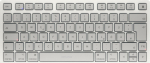 CHERRY TAS KW 7100 MINI BT FOR MAC Wireless DE-Layout wei&szlig;