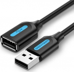 CABLE USB2.0 MALE TO FEMALE/3M BLACK CBIBI VENTION