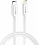 Kabel USB ForCell USB-C - Lightning 1 m White