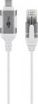 Wentronic Goobay 74392 USB 3.1 type A to RJ45 2 m Hvid