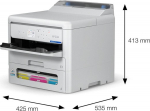 EPS Epson WorkForce Pro EP-C800RDW - Drucker - Farbe - Duplex - Tintenstrahl - A4/Legal - 4800 x 1200 dpi - bis zu 25 Seiten/Min. (monochrome)/