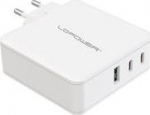 LC-Power USB-Ladeger&auml;t 110-240V f&uuml;r USB-C-/USB-A-Ger&auml;te 100W